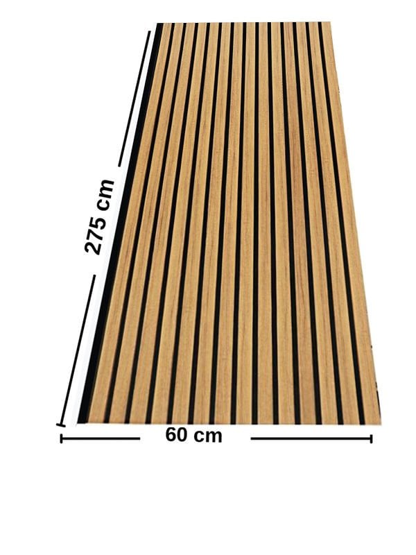 AHŞAP AKUSTİK DUVAR PANELİ 60 X 275 CM ( LAN-261 )
