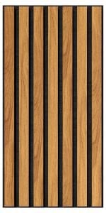 29x58 cm Akustik Duvar Kaplama Paneli - LAN-402