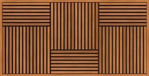 29x58 cm Akustik Duvar Kaplama Paneli - LAN-403