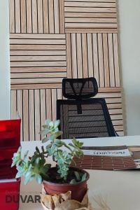 DEKORATİF AHŞAP DESENLİ STRAFOR DUVAR KAPLAMA PANELİ 50x50cm ( 4 ADET-1m2 )