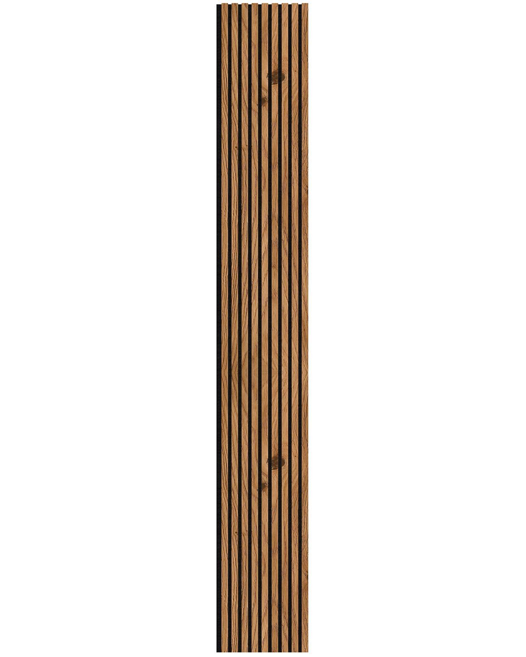 35x280 cm Ahşap Desen Akustik Kaplama Paneli M LAN-015