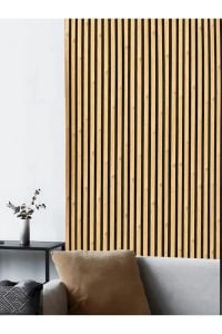 AHŞAP AKUSTİK DUVAR PANELİ 60 X 275 CM   ( LAN-334 )