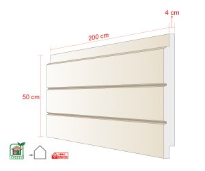 Ahşap Desenli Dış Cephe Paneli Kayın 225