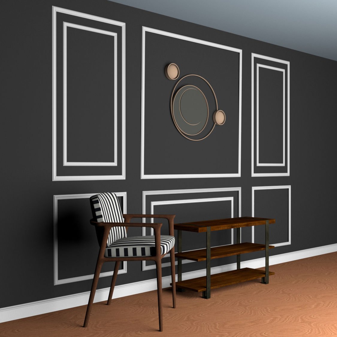 Walldeco Boyanabilir Sert Dekoratif Hazır Çıta Paketi-Hazır Kesimli- ÇP3