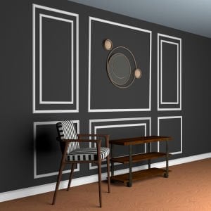 Walldeco Boyanabilir Sert Dekoratif Hazır Çıta Paketi-Hazır Kesimli- ÇP3