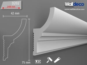 Walldeco Boyanabilir Sert Dekoratif Kartonpiyer D-202